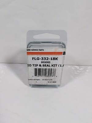 Devilbiss FLG-332-18K Fluid Tip And Seal Kit, New