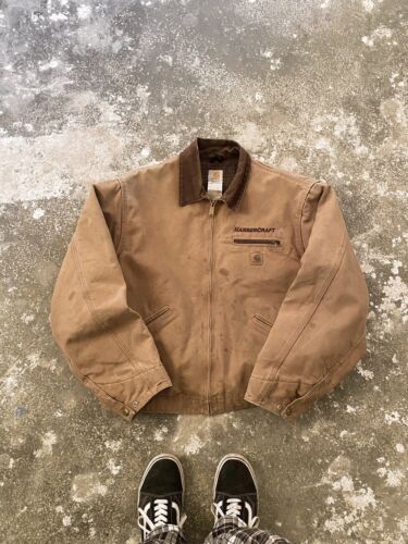 90s Vintage Carhartt Detroit Work Trashed Jacket J97 BRN | eBay 90s Vintage Carhartt Detroit Work Trashed Jacket J97 BRN | eBay