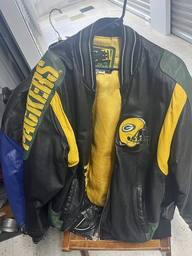 Carl Banks Green Bay Packers レザージャケット Carl Banks Green Bay Packers G-III Quarterback Club Leather