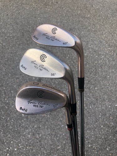 Cleveland Tour Action Reg 797 BeNi 52*, 56*, 60* Wedges | eBay