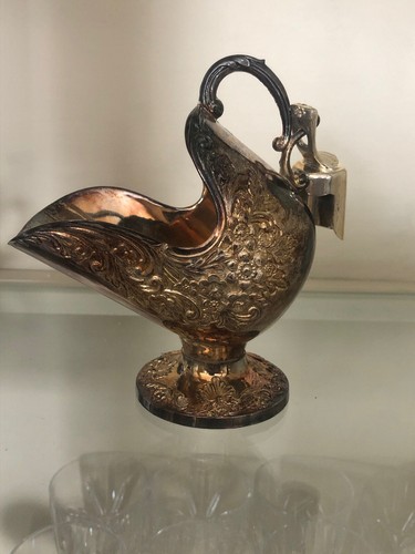 Eales 1779 Silverplated Sugar Scuttle and Scoop