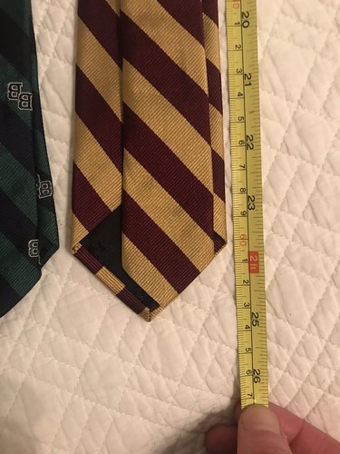 Lot of 3 Brooks Brothers Classic Boys Ties Kids Preppy Striped