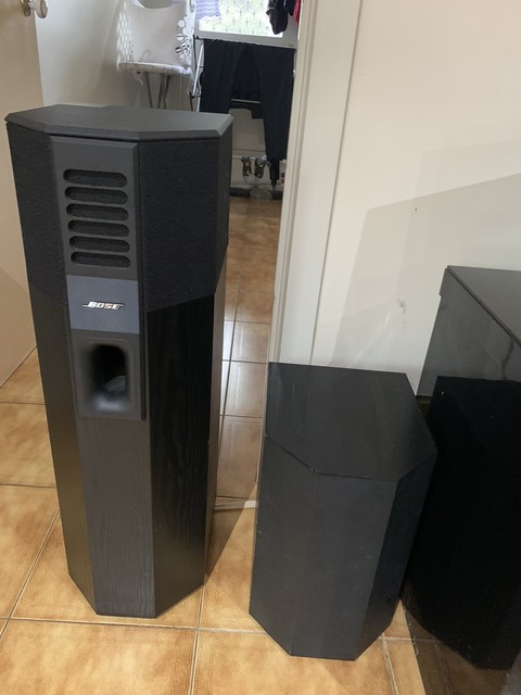 Bose 701 Speakers And Custom Built Stand Speakers
