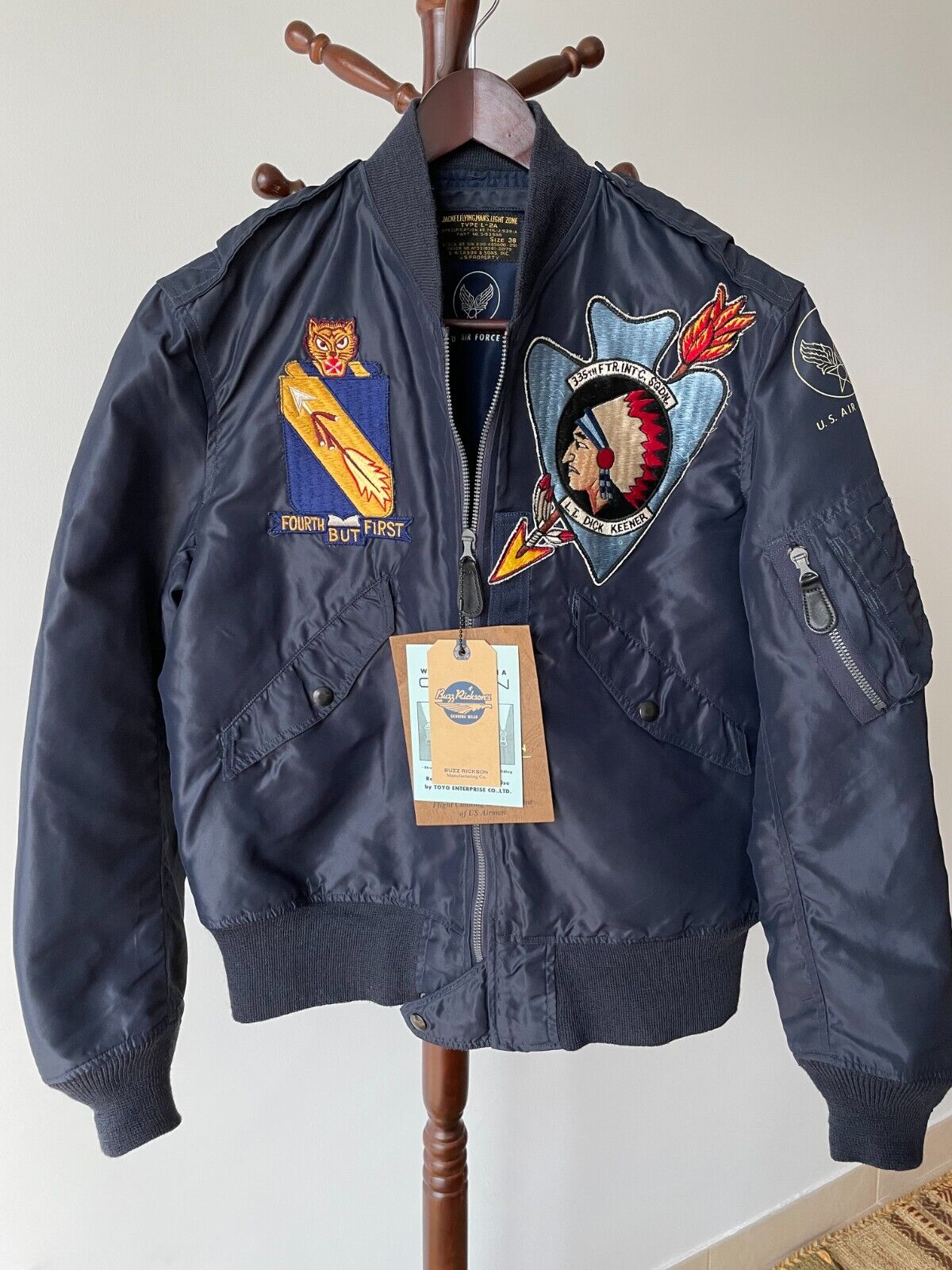 USAF 1950s L-2A flight jacket by Buzz Rickson's - Size 38 USAF 1950s L-2A flight jacket by Buzz Rickson's - Size 38