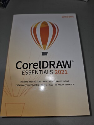 CorelDRAW Essentials 2021 Graphic Design Vector Illustration Page Layout Softwar