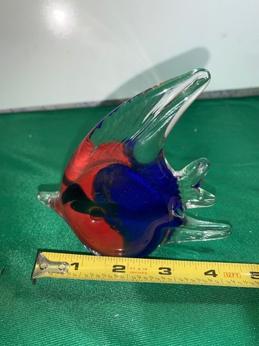 HAND BLOWN GLASS ART FIGURINE SEA WATER FISH COLLECTION