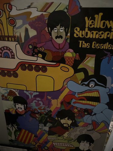 BEATLES - YELLOW SUBMARINE COLLAGE POSTER 24x36 - MUSIC BAND