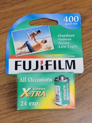 FujiFilm NPH 400 Speed 24 Exposure Superia X-tra Film - Expired 05/2013