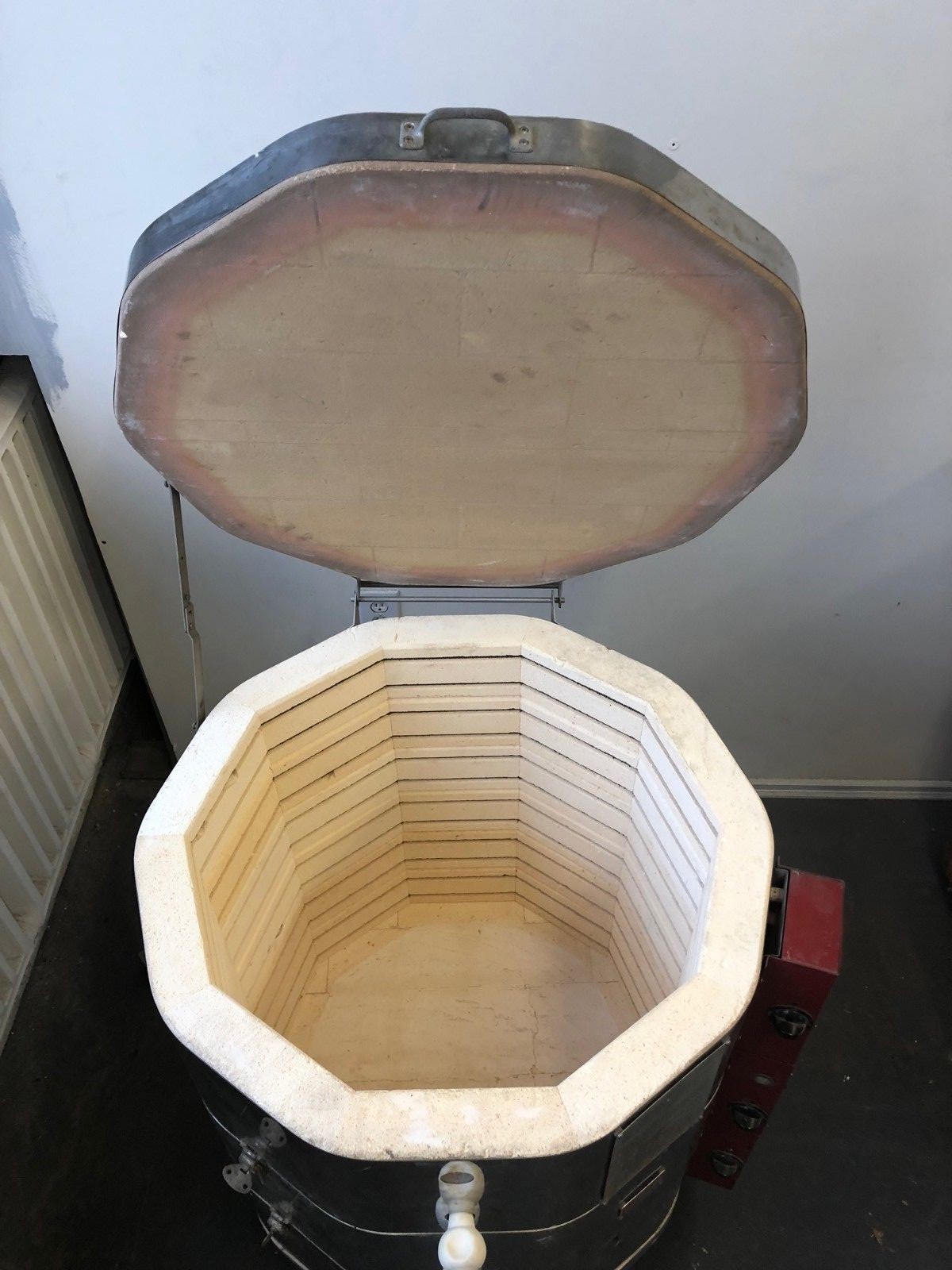 Skutt 220 Electric Kiln Model 235/240 w/ Two Blank Rings Ceramics Pottery