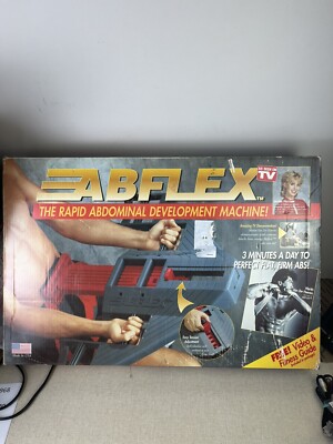 vintage 90s abflex rapid abdominal exerciser ab flex machine w 1 band 265831791460