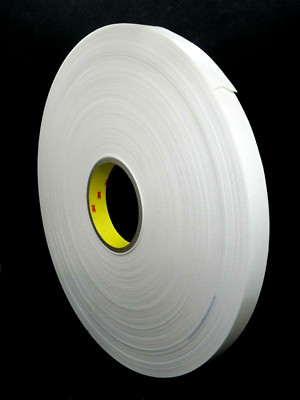 3M 4462W DOUBLE SIDED FOAM TAPE ADHESIVE WHITE HUGE 216-FOOT ROLL! (72-YARDS) HR