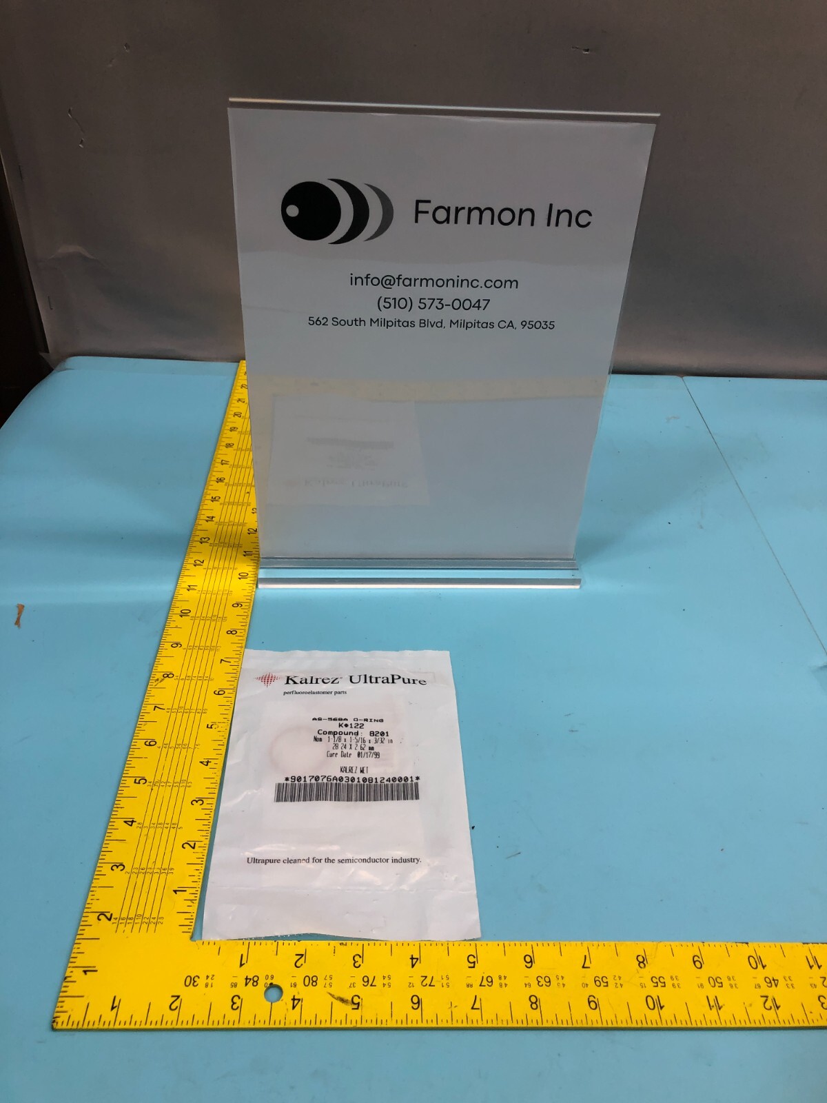 KALREZ AS-568A O-RING K#122 COMPOUND:8201, AS-568A-122, 2-122, 164866