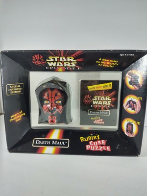 Oddz On and Hasbro Rubik's Darth Maul Puzzle Cube 1999 Phantom Menace NIP 