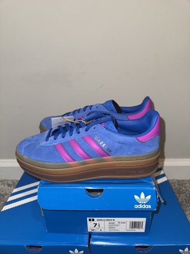 スニーカー [ ADIDAS ] GAZELLE BOLD W - BLUE PURPLE Adidas Gazelle Bold W - Blue/Purple Burst • Price »