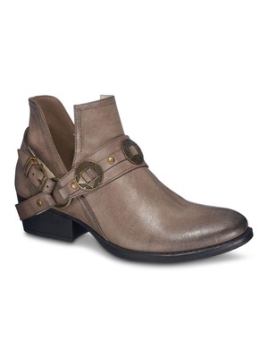 

GC SHOES Женские ботильоны без шнуровки на блочном каблуке Elisa серо-коричневого цвета с мягкой подкладкой, Коричневый, ELISA