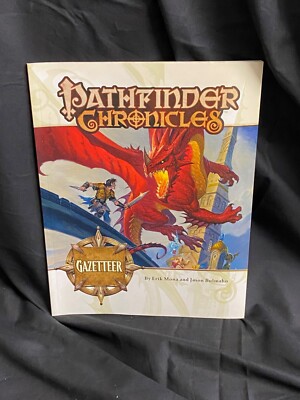 Pathfinder Chronicles RPG Gazetteer (Paizo, 2008, Excellent)