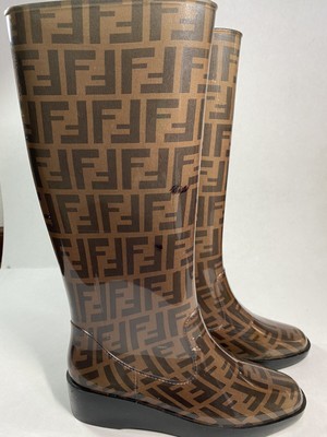 fendi monogram boots