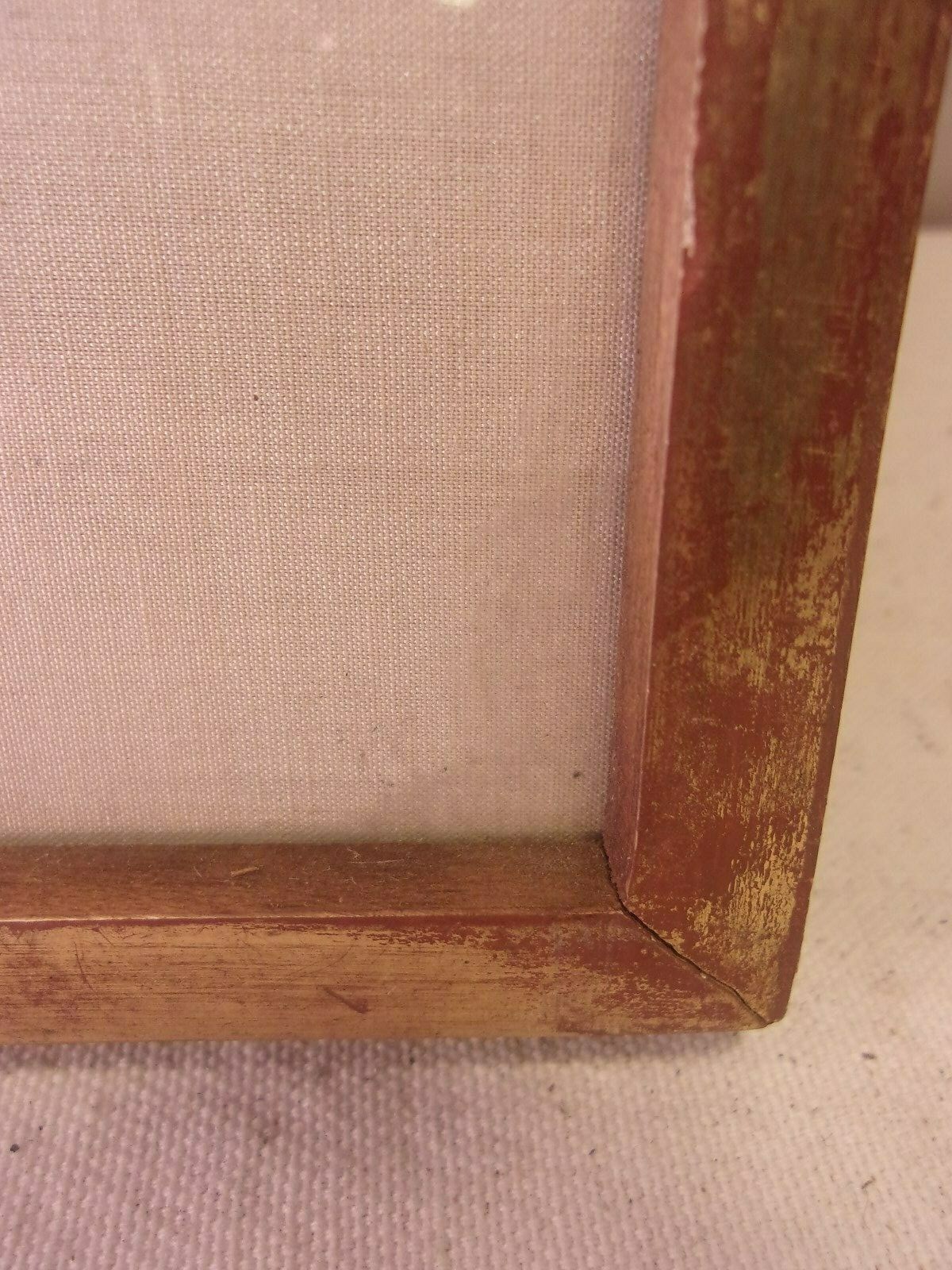 Vintage mid century family portrait 13x15 holds 12 1/2 x 14 1/2 molding 1 1/2