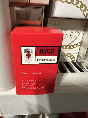 Hugo Energise by Hugo Boss 2.5 oz / 75 ml EDT Cologne for Men - VINTAGE packing