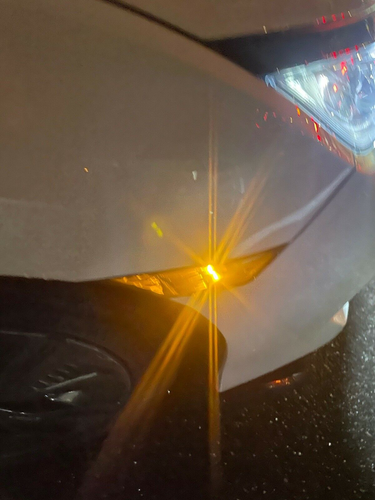 Smoked Side Marker Lamp Turn Signal Light W/ Led Bulbs for Honda Civic 2016-2021