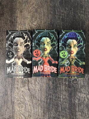 Lot of 3 Retro A Go Go Mad Bride Tiny Terrors! Brand new! All different!