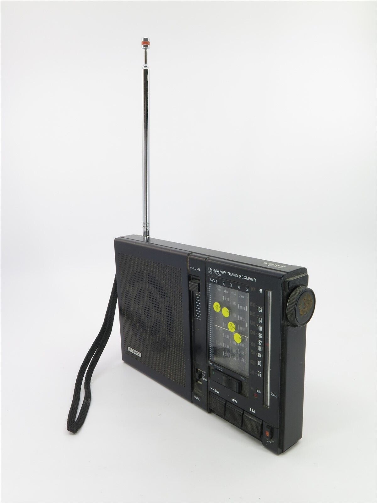 SONY ICF-7600 FM/MW/SW 7 Band Receiver Worldwide *For Parts SONY ICF-7600 FM/MW/SW 7 Band Receiver Worldwide *For Parts