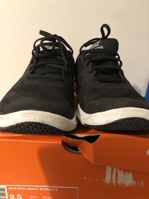 Nike Flex TR  9.5Women's Training US 8.5W Black/Silver Sneaker Shoes 898781-001