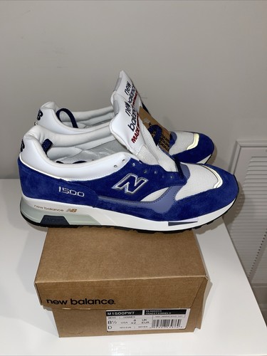 New Balance 1500 Made In England Mens Royal Blue White Grey