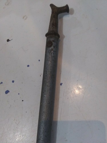 Vintage Metal Transom Window Sash Pull Opener Pole & Hook Hardware 47 3/4 Inches