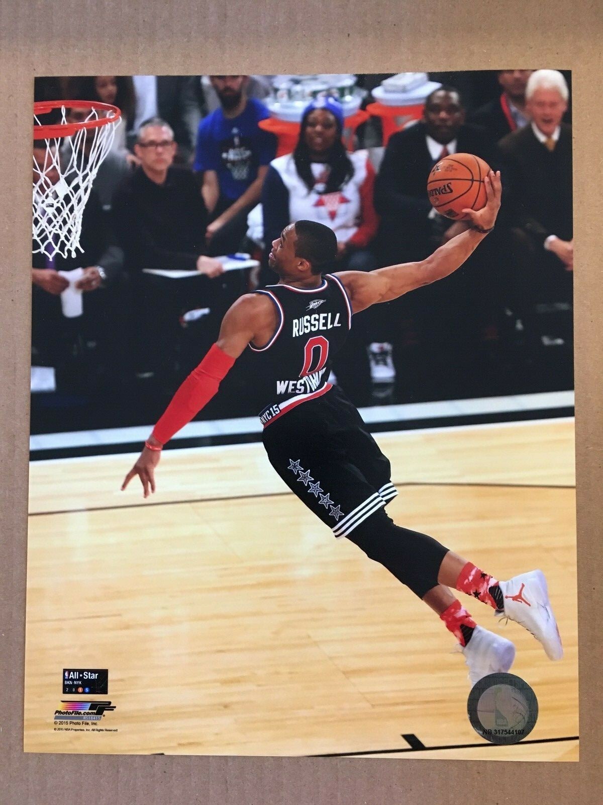 2015 NBA All Star Game Russell Westbrook THUNDER Dunk Glossy