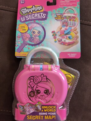 Shopkins Lil Secrets So Sweet Candy Shop Playset New in Package 2017