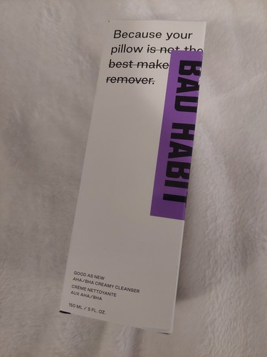 Bad Habit AHA/BHA Good As Creamy Cleanser 5 fl oz 150ml. New in Box Korean Skin