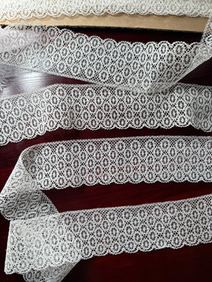 VERITABLE DENTELLE DE CALAIS France - jolie bordure années 20 - 10 mètres x 5 cm