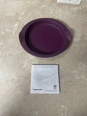 Tupperware Silicone Small Round Form Cake Baking Mold New
