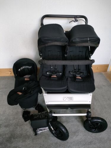 Mountain Buggy Duet v3 & Carrycot Plus Black