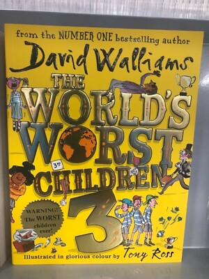 DAVID WILLIAMS BOOK, THE WORLDS WORST CHILDREN ,BRAND NEW