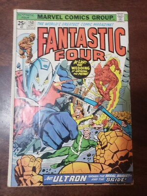 Fantastic Four 150 (1974) - Ultron, Avengers - Average Grade