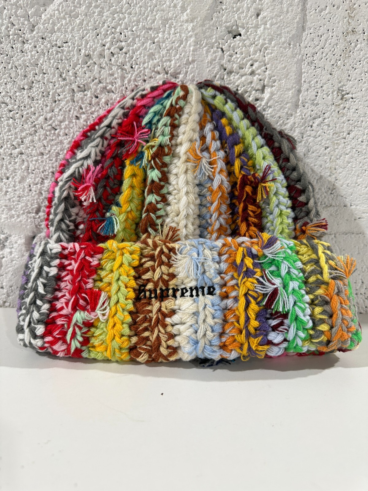 NEW Supreme Hand Tied Beanie FW23 Multicolor Authentic
