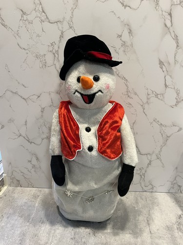 Gemmy Animated Snow Miser Snowman Hip Swinger Holds