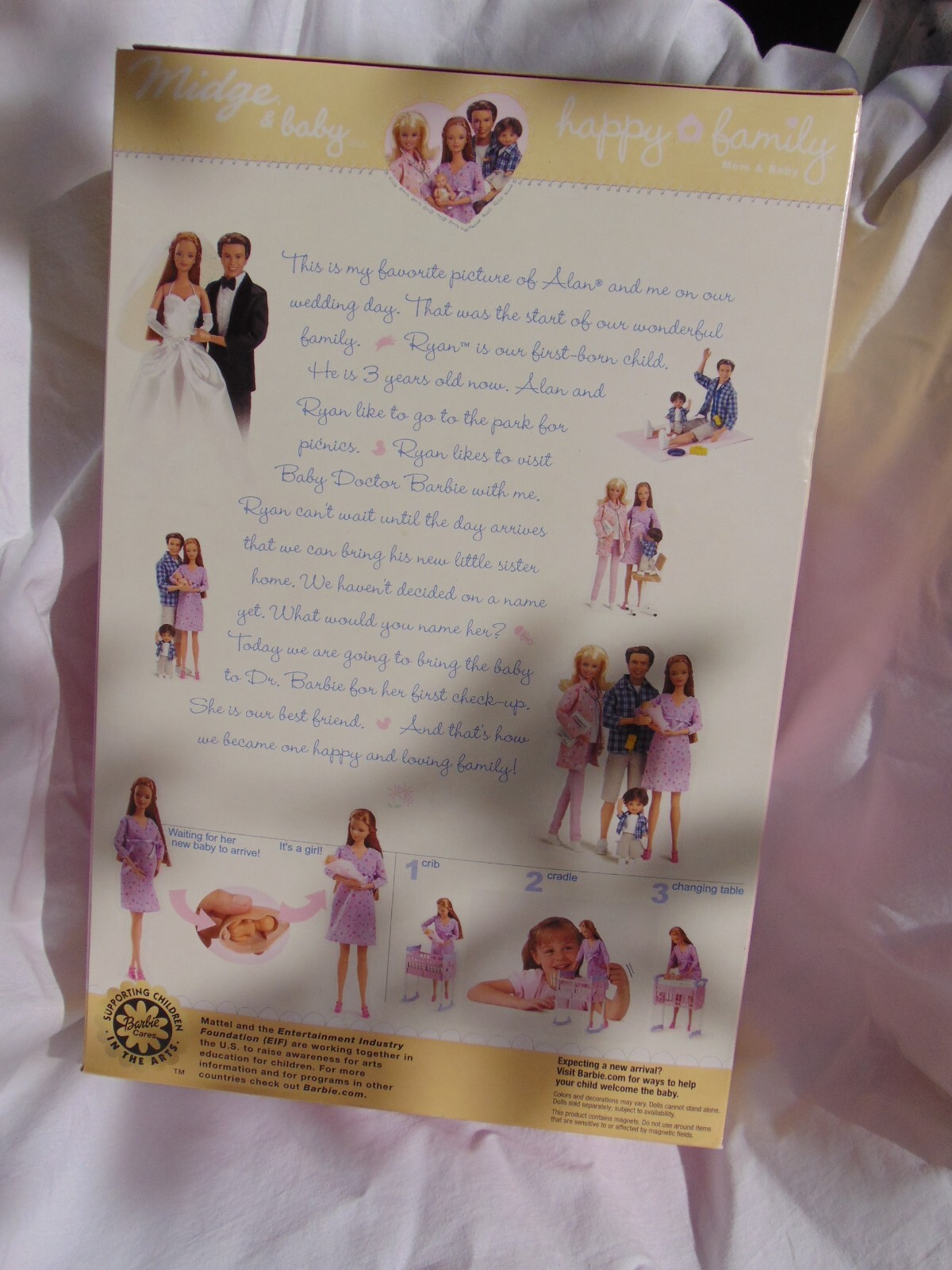 Pregnant Midge & Baby Barbie Doll Happy Family Banned 2002 NIB VERY RARE #56663