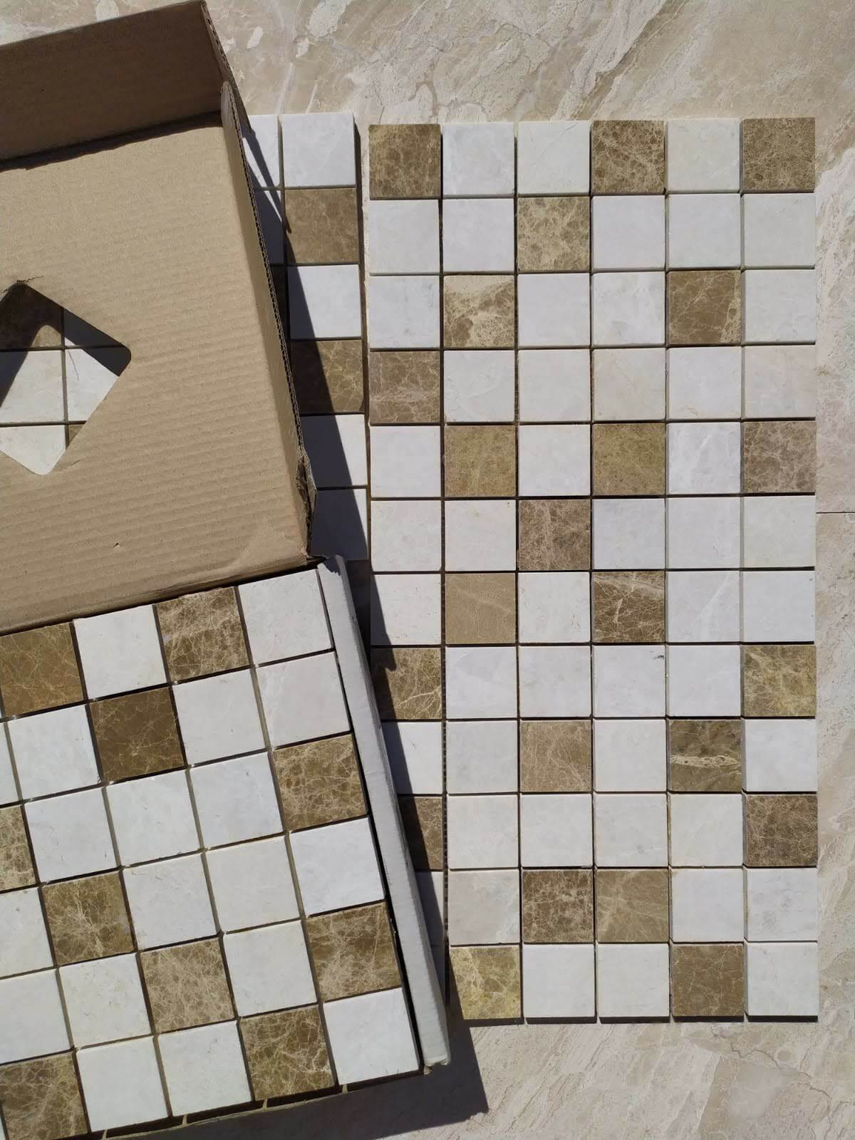 Bianco Carrara Marble Basketweave Mosaic Tile Wall Floor Bathroom