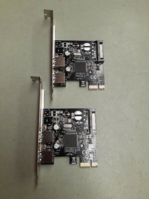 (2) Startech.com PEXUSB3S23 2port 5 Gbps Usb 3.0 Pci Ctlr Express Adapter Card