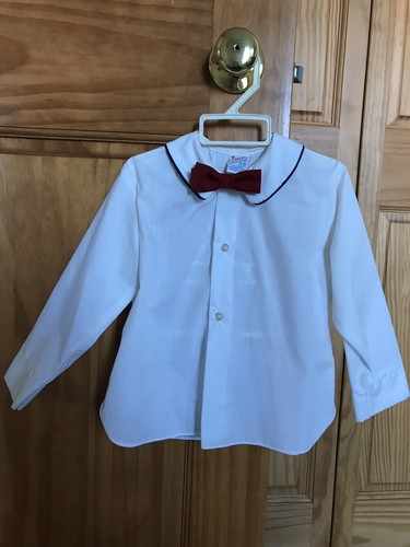 Vintage Imp Originals Boys 3T Plaid Blazer Sport Coat Romper Bow Tie Set Sweet!