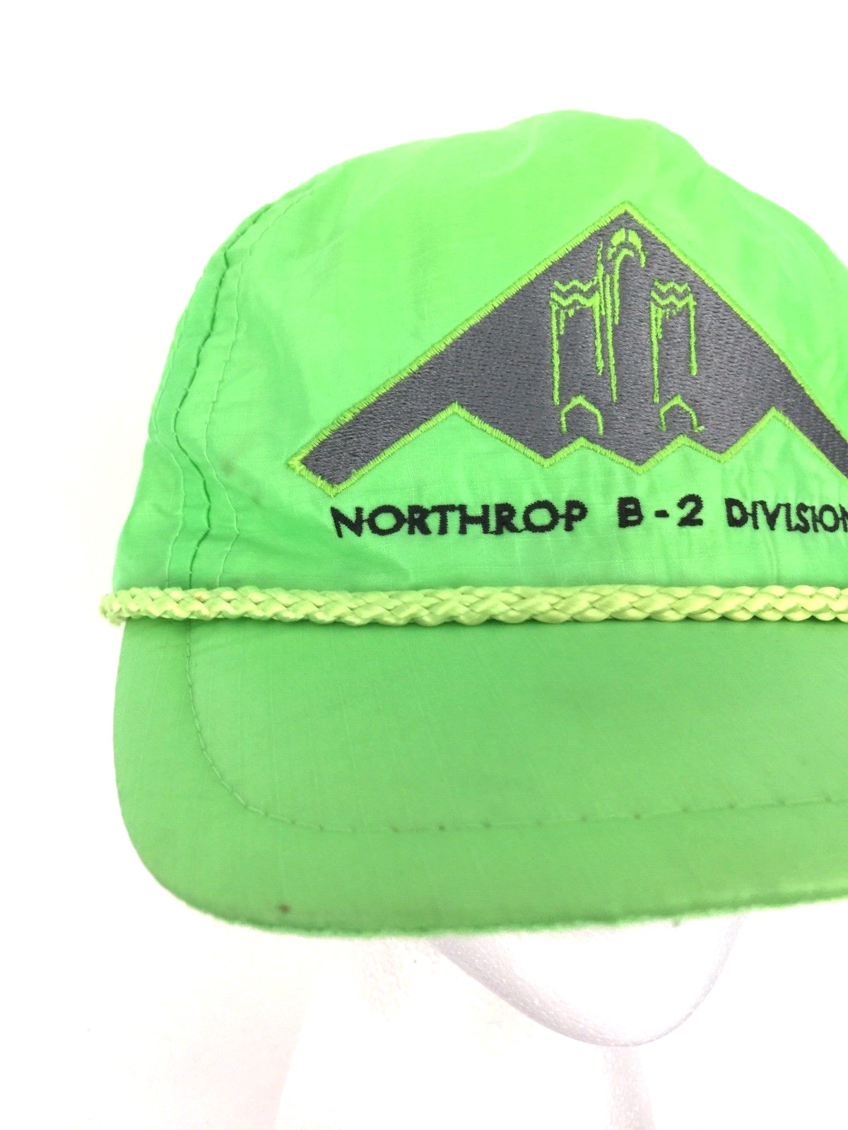 Vintage Stealth Bomber Cap Northrop B-2 Division Hat Logo Supreme Trucker Neon