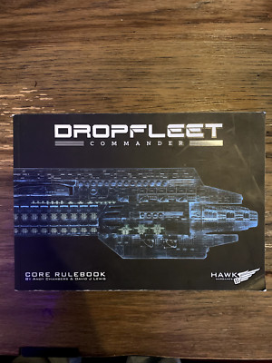 Dropfleet Commander Core Rulebook (2016) Hawk Wargames A Chambers D Lewis