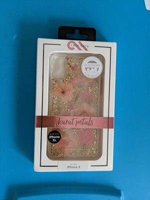 New Case-Mate Karat Petals Series Case for Apple iPhone X and Xs Pink Petals