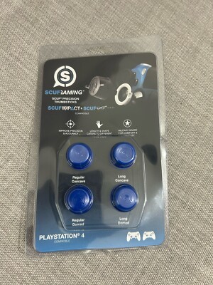 New Blue SCUF Gaming Precision Thumbsticks Sony Playstation 4 PS4