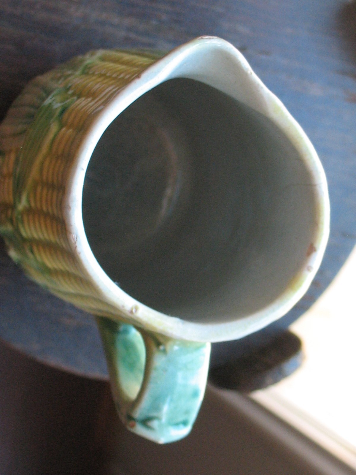 Antique Majolica Pottery 4 1/2