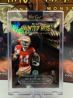 2024 Wild Card Haunted Hits Ricky Pearsall 2/2 Monster Hunt Rookie 49ers