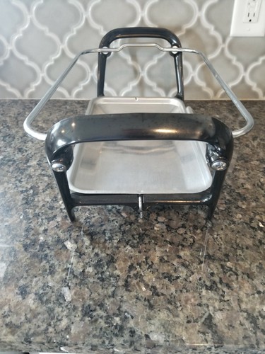 Farberware Indoor Broiler Rotisserie Replacement Part~ Base Handles & Drip Tray
